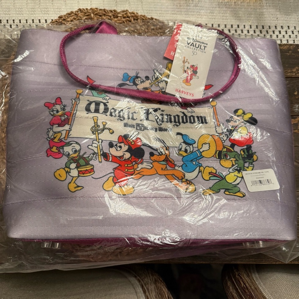 Harveys Disney WDW 50th Anniversary Vault Collection Tote - SEALED - Picture 3 of 8